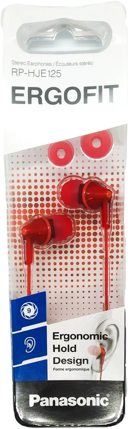 Навушники Panasonic HJE125, Red