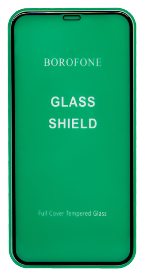 Захисне Cкло Borofone Elephant Series Full Cover Silk Tempered Glass iPhone XR/11, Black