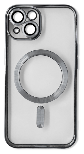 Накладка Chrome Case Magsafe iPhone 14, Silver (1)
