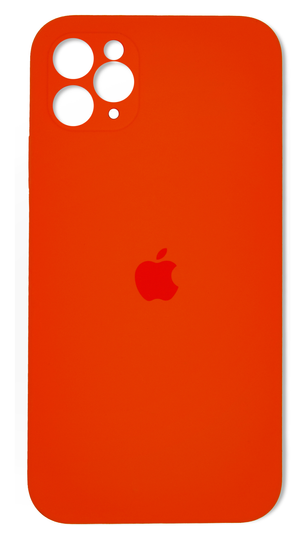 Накладка Silicone Case Camera Protection iPhone 11 Pro Max, (71) Orange