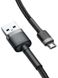 Кабель Baseus Cafule Micro USB 1.5A (2m), Gray/Black, (CAMKLF-CG1)