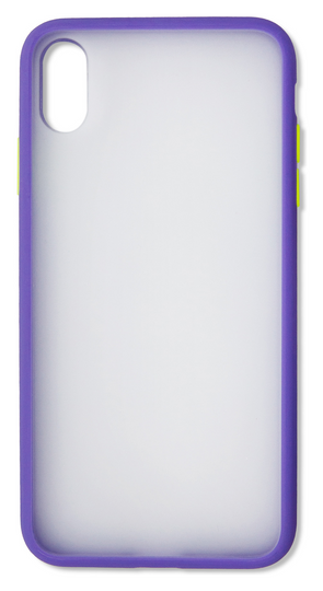 Накладка Matte Color Case (TPU) iPhone Xs Max, Purple Green