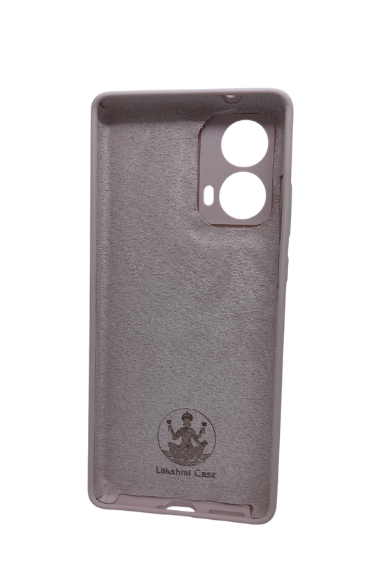 Накладка Silicone Cover Lakshmi Full Camera (AA) для Motorola Moto G85, Pink Sand
