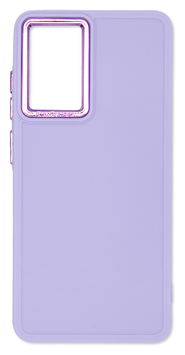 Накладка Colors Metal Style Frame Samsung Galaxy A52 (A525), Light Purple (4)
