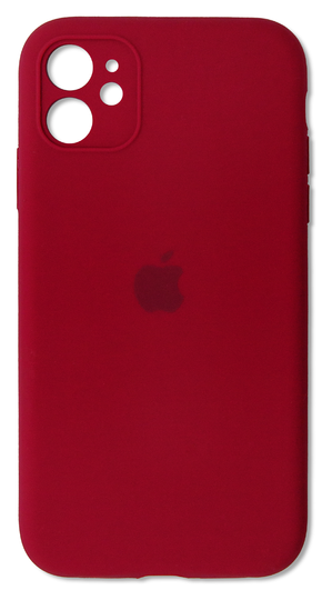 Накладка Silicone Case Camera Protection iPhone 11, (57) New Red