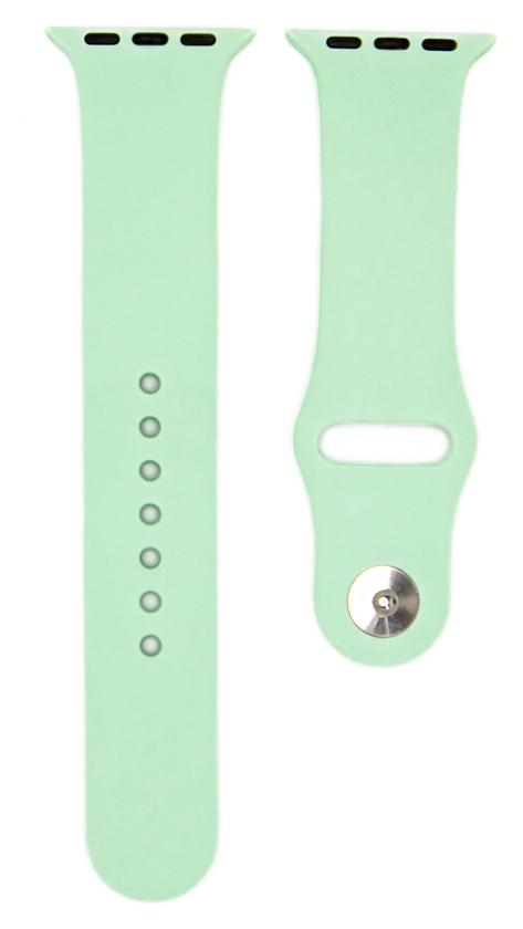 Ремінець Silicone Band for Apple Watch 38 mm/40 mm/41 mm (M) 2pcs, Pistachio