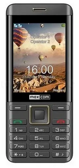 Телефон Maxcom MM236, Black Gold