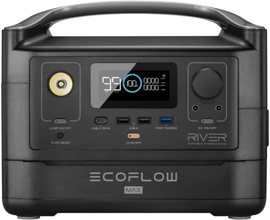 Зарядна станція EcoFlow RIVER Max (576 Вт·г), (EFRIVER600MAX-EU, PB930425)