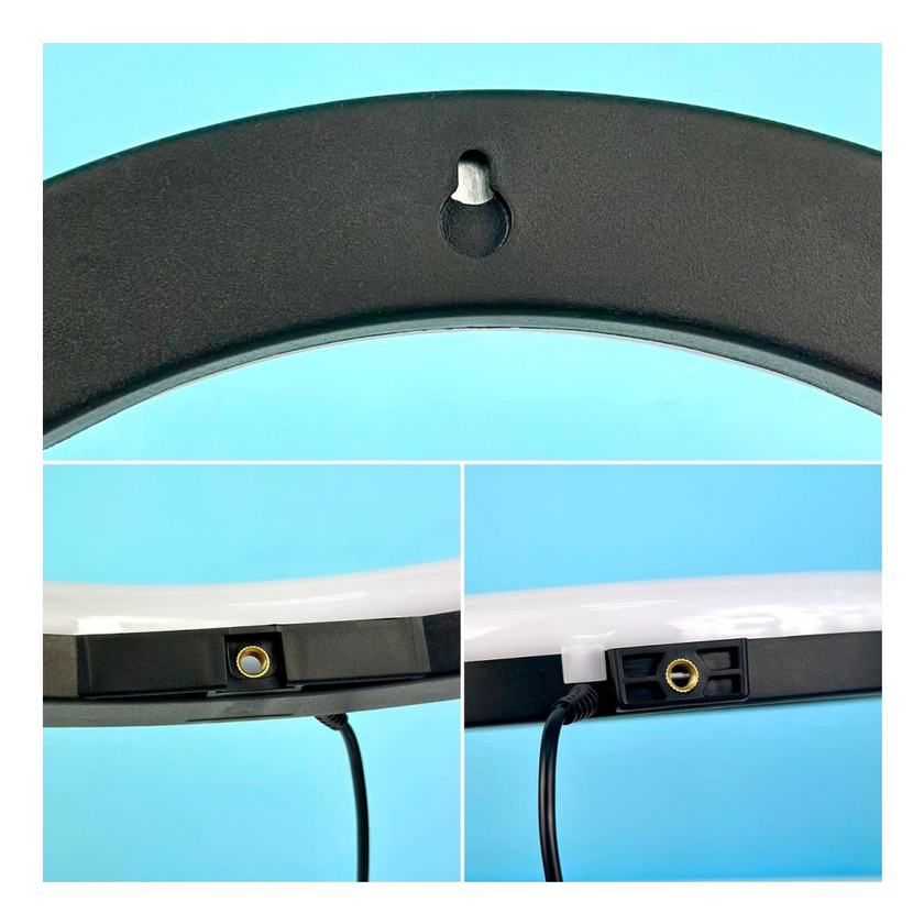Кільцева світлодіодна Led Лампа 33cm MJ33 RGB 13inch із затискачем для телефону