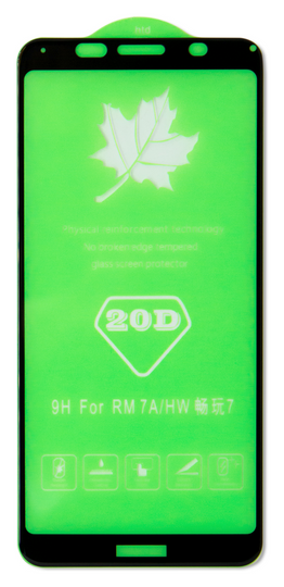 Захисне cкло 20D Xiaomi Redmi 6/6A/7A, Black