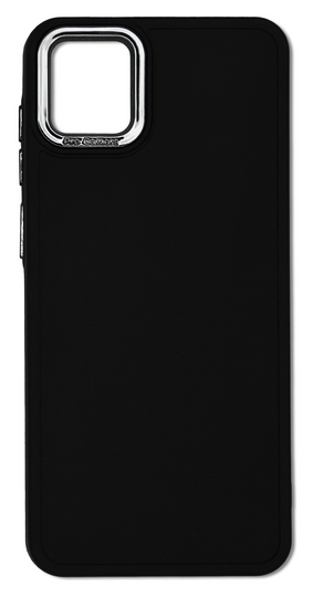 Накладка Colors Metal Style Frame Samsung Galaxy A04, Black (7)