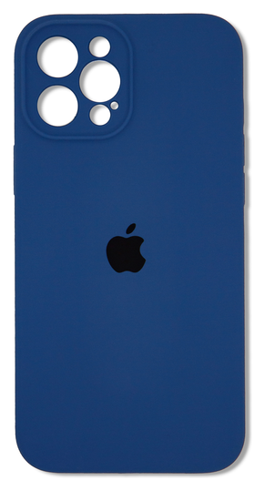 Накладка Silicone Case Camera Protection iPhone 12 Pro Max, (37) Cosmos blue