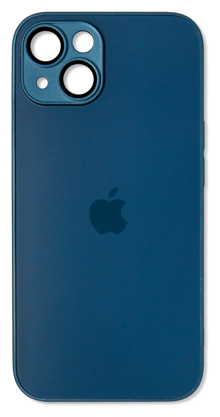 Накладка TPU+Glass Sapphire matte case для Apple iPhone 14, Navy Blue