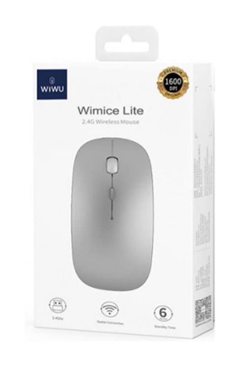 Бездротова миша WIWU Wimic Lite WM102, Silver