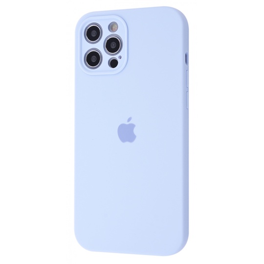 Накладка Silicone Case Camera Protection iPhone 12 Pro Max, (5) Lilac Cream