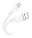 Кабель Hoco X97 Crystal color USB to MicroUSB (1m), White