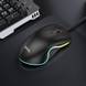 Мишка комп'ютерна дротова Hoco GM19 Enjoy gaming luminous, Black