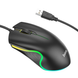 Мишка комп'ютерна дротова Hoco GM19 Enjoy gaming luminous, Black