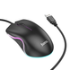 Мишка комп'ютерна дротова Hoco GM19 Enjoy gaming luminous, Black