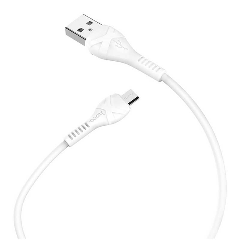 Кабель Hoco X37 Cool power Micro 2.4A 0.5, White