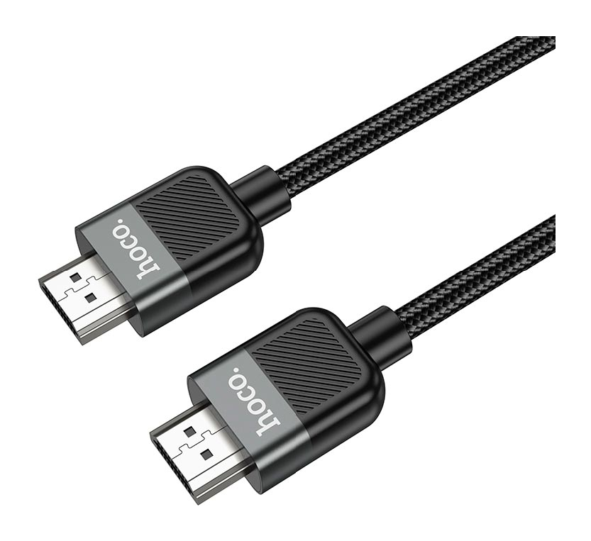 Кабель Hoco US09 Cutting-edge HDMI/HDTV 2.0 male-to-male 4K HD (L=3M), Black