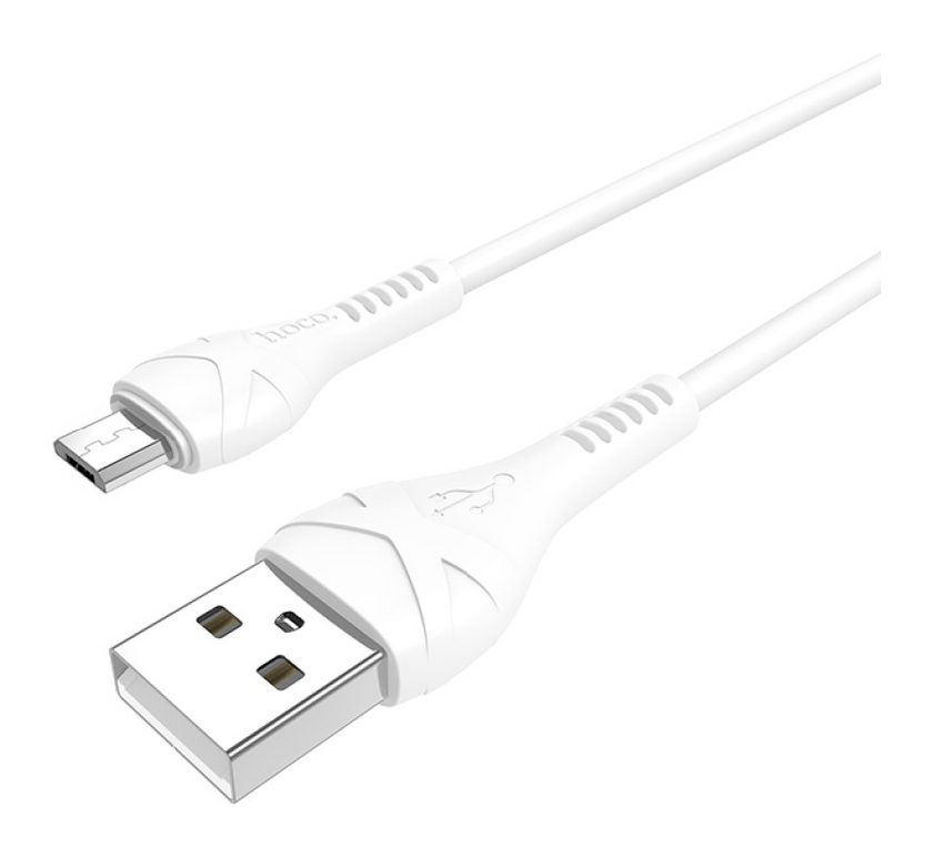 Кабель Hoco X37 Cool power Micro 2.4A 0.5, White