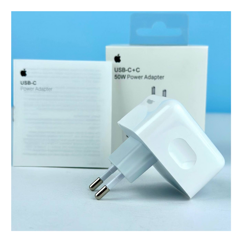 ЗП Apple iPhone 2USB-C 50W Premium quality Original Series 1:1, White