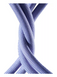 Кабель Baseus Crystal Shine Series Lightning 2.4A (2m), Purple (CAJY000105)