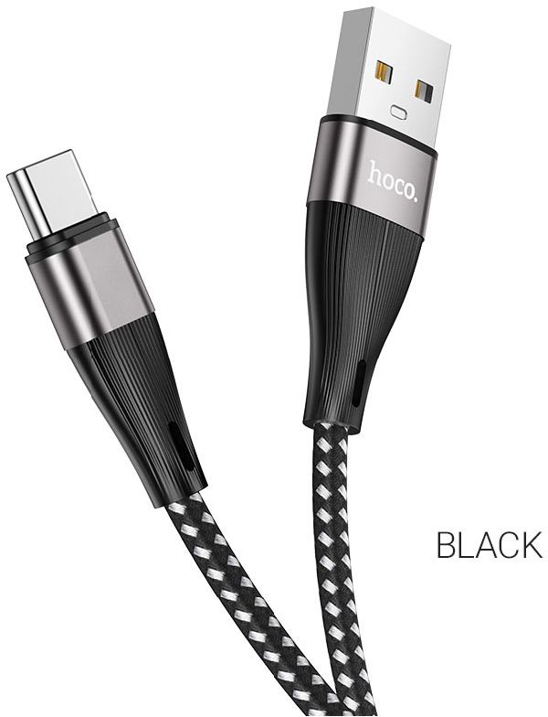Кабель Hoco X57 Blessing USB - Type-C (1m), Black