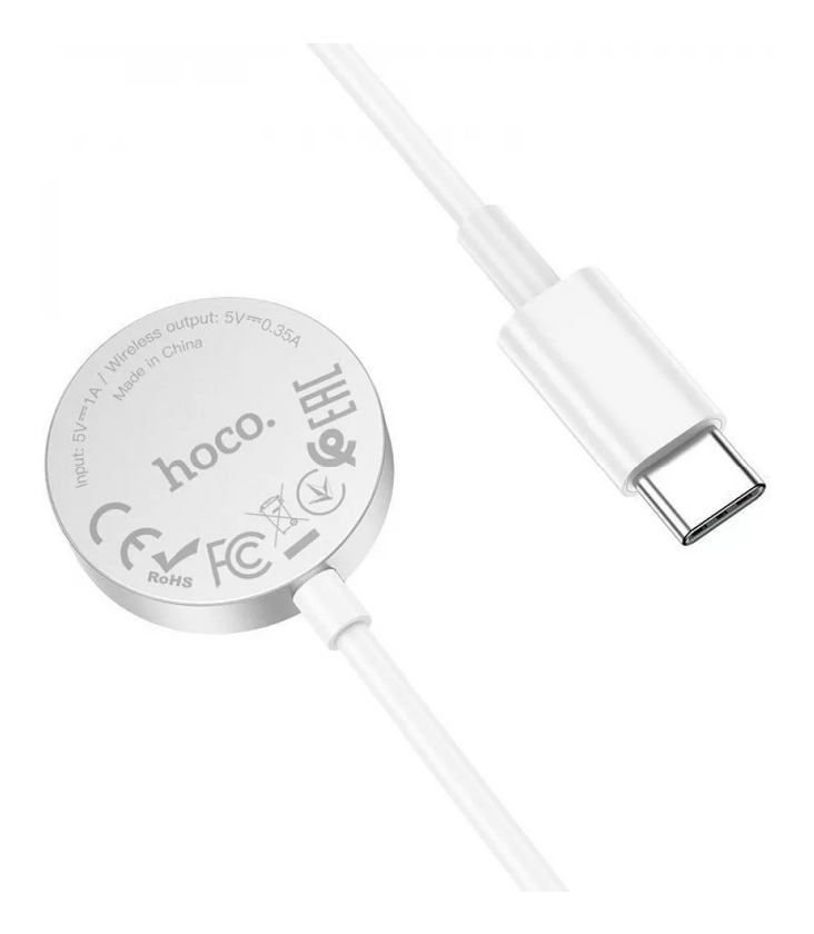 ЗП бездротовий Hoco CW39 iWatch Type-C, White