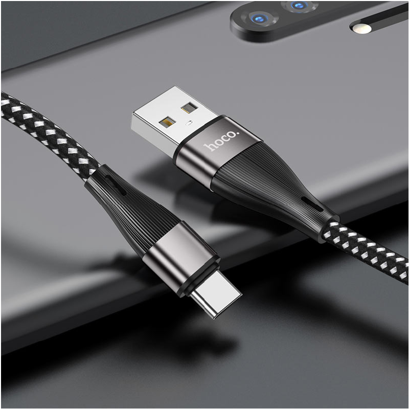 Кабель Hoco X57 Blessing USB - Type-C (1m), Black