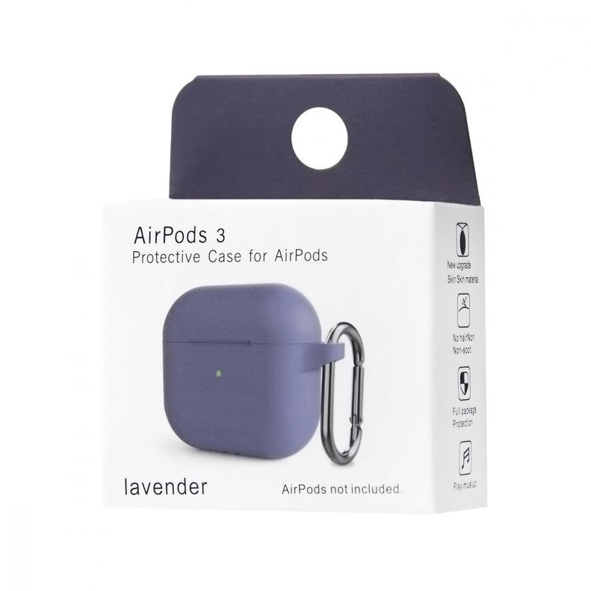 Чохол Silicone Case New for AirPods 3, Black