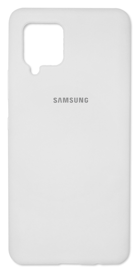 Накладка Silicone Cover Full Protective Samsung A42 5G, White