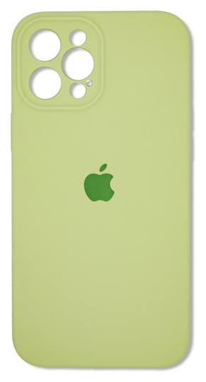 Накладка Silicone Case Camera Protection iPhone 12 Pro Max, (68) Light green
