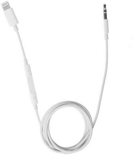 Кабель AUX для Apple Lightning Audio MH021