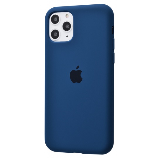 Накладка Silicone Case Full Cover Apple iPhone 11 Pro Max, (37) Cosmos blue