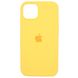 Накладка Silicone Case Full Cover Apple iPhone 13, (4) Yellow