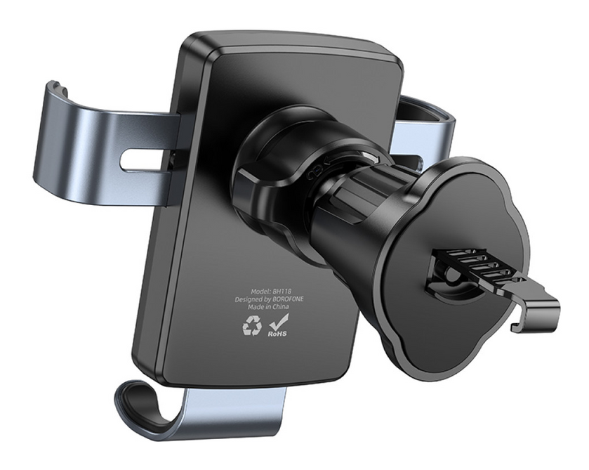 Тримач Holder Borofone BH118 Refined air outlet, Black Gray