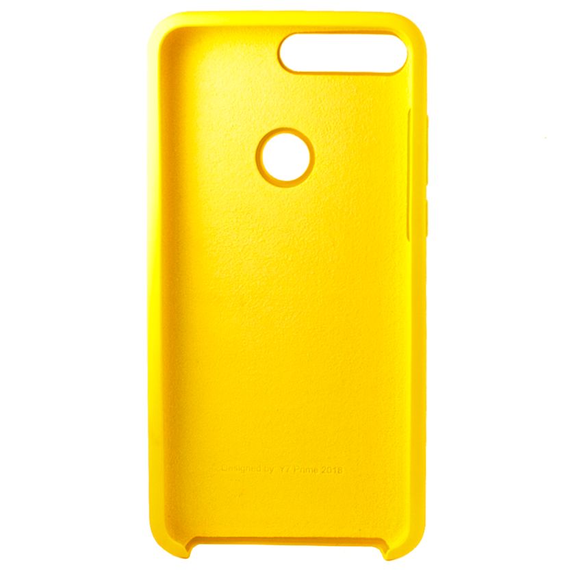 Накладка Original Soft Case Huawei Y7 2018/Y7 Prime 2018, Yellow