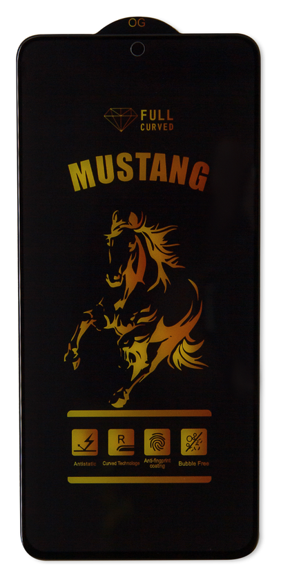 Захисне скло Mustang OG Full Corved Xiaomi Redmi Note 10 Pro 4G/Poco X5/Poco X5 Pro/Redmi Note 12, Black