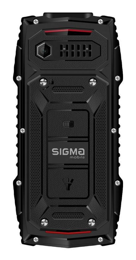 Телефон Sigma X-Treme AZ68, Black-Red