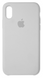 Накладка Silicone Case H/C Apple iPhone X/Xs, White