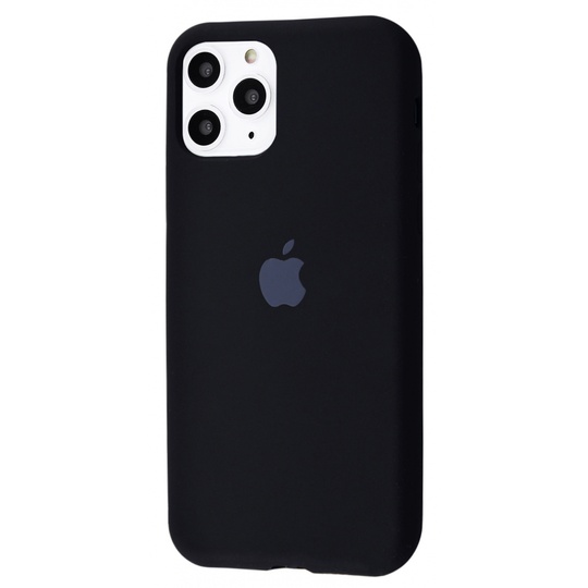Накладка Silicone Case Full Cover Apple iPhone 11 Pro, (18) Black