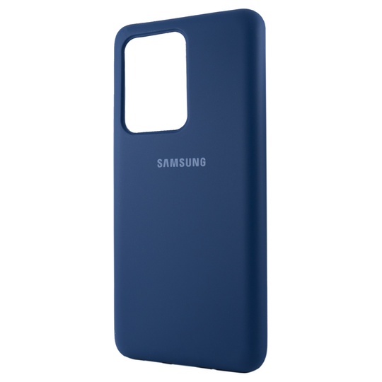 Накладка Silicone Cover Full Protective Samsung S20 Ultra, Blue