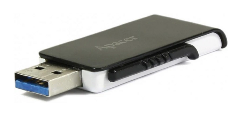 Флешка USB 128GB Apacer AH350 USB 3.0, Black