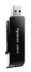 Флешка USB 32GB Apacer AH350 USB 3.0, Black, Black
