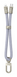 Тримач Hoco GH5 Elegant на руку з кабелем Type-C to Lightning PD 20W 0,21m, Blue/Gray