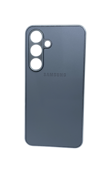 Накладка Chrome Matte Logo Samsung S24, Silver (2)