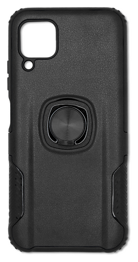 Накладка Leather Design Case With Ring (PC+TPU) Huawei P40 Lite/Nova 7i, Black
