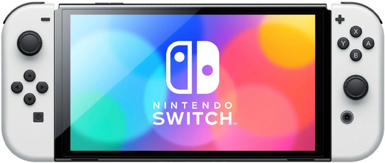 Портативна ігрова приставка Nintendo Switch OLED with White Joy-Con, (045496453435)